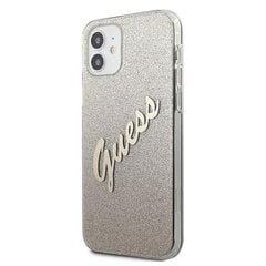 Чехол Guess GUHCP12SPCUGLSGO для iPhone 12 mini 5.4 " цена и информация | Guess Мобильные телефоны, Фото и Видео | 220.lv