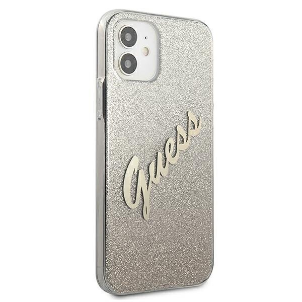 Guess GUHCP12SPCUGLSGO vāciņš, piemērots iPhone 12 mini 5,4" цена и информация | Telefonu vāciņi, maciņi | 220.lv