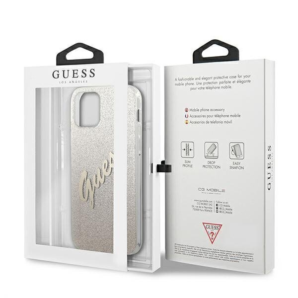 Guess GUHCP12SPCUGLSGO vāciņš, piemērots iPhone 12 mini 5,4" cena un informācija | Telefonu vāciņi, maciņi | 220.lv