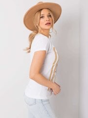 Женская футболка Valentina, белая цена и информация | Женские футболки | 220.lv
