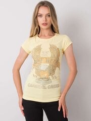 T-krekls sievietēm Haley 292015936, dzeltens cena un informācija | T-krekli sievietēm | 220.lv