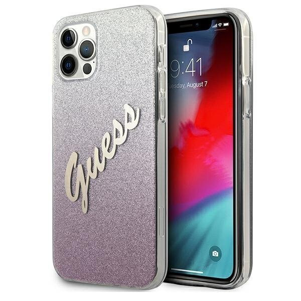 Guess GUHCP12LPCUGLSPI vāciņš, piemērots iPhone 12 Pro Max 6,7" цена и информация | Telefonu vāciņi, maciņi | 220.lv