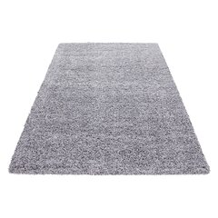 NORE Shaggy paklājs Light Grey 120x170 cm cena un informācija | Paklāji | 220.lv