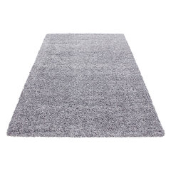 NORE Shaggy paklājs Light Grey 60x110 cm cena un informācija | Paklāji | 220.lv