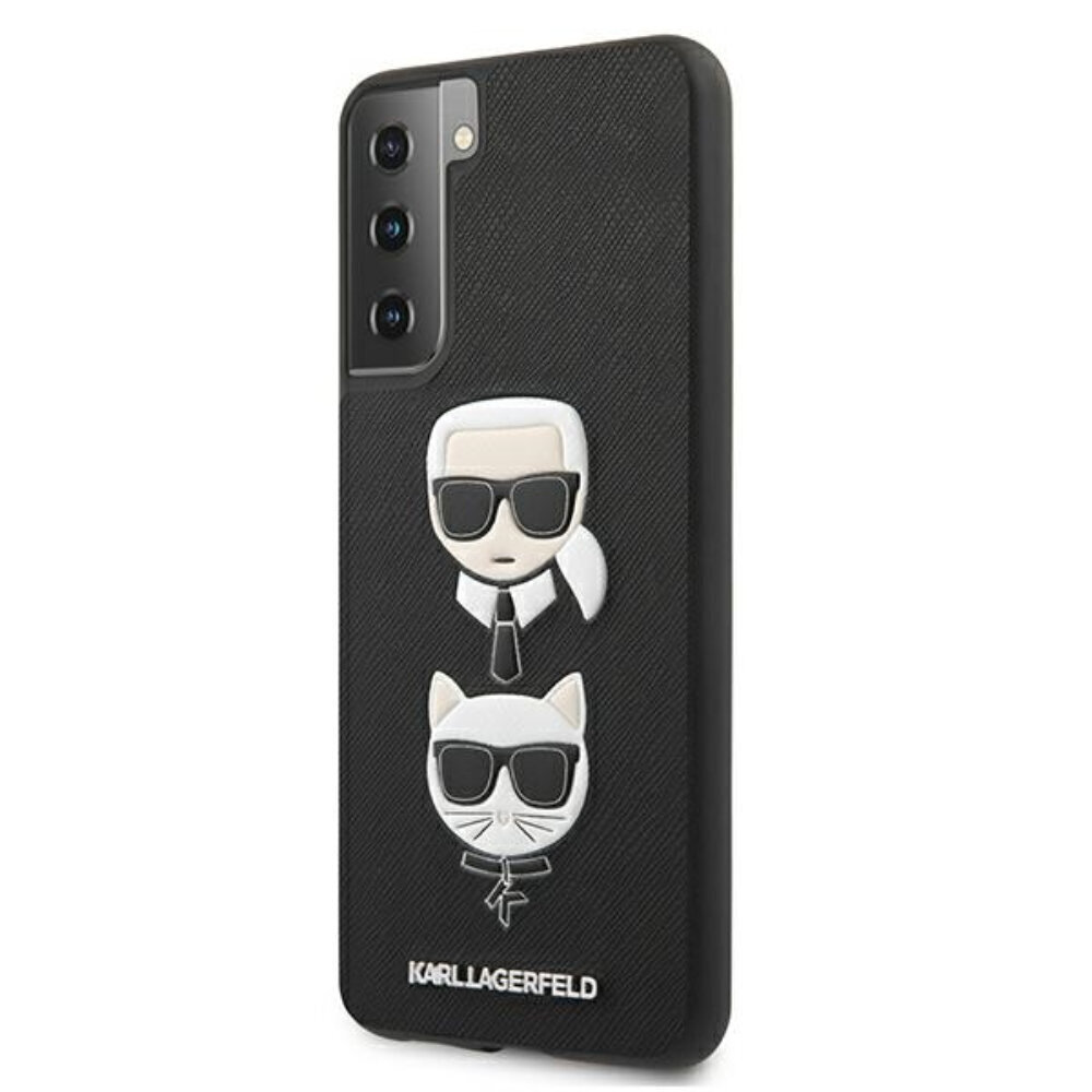 Karl Lagerfeld, piemērots Samsung S21 Plus, melns cena un informācija | Telefonu vāciņi, maciņi | 220.lv