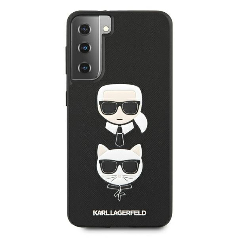 Karl Lagerfeld, piemērots Samsung S21 Plus, melns cena un informācija | Telefonu vāciņi, maciņi | 220.lv