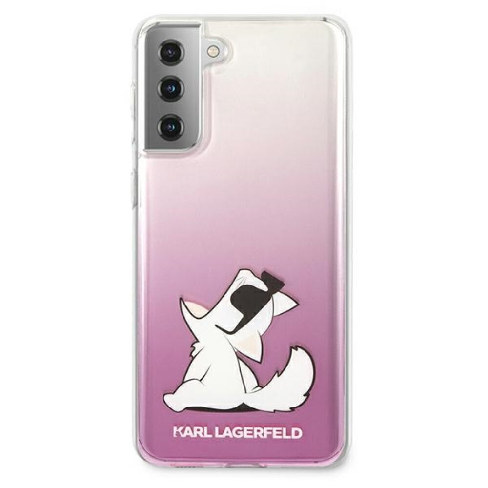Karl Lagerfeld, piemērots Samsung S21 Plus, rozā cena un informācija | Telefonu vāciņi, maciņi | 220.lv