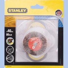 Slīppapīra ritenis Stanley, 60 x 40 mm, 80 g цена и информация | Шлифовальные машины | 220.lv