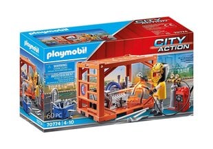 Производство контейнеров City Action70774 PLAYMOBIL® цена и информация | Конструкторы и кубики | 220.lv