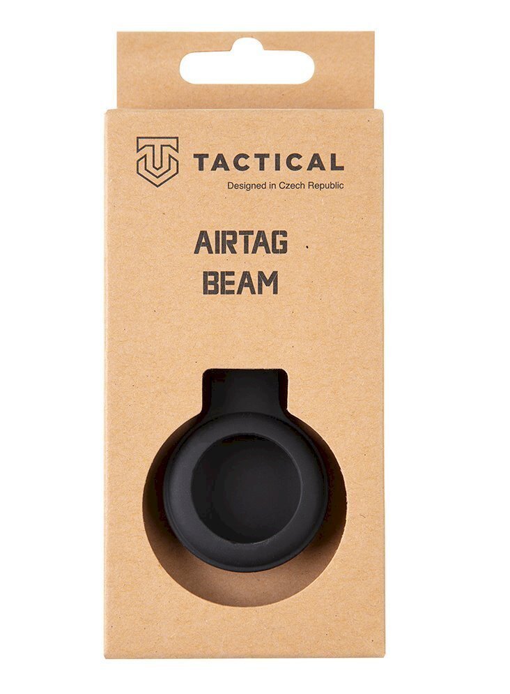 Tactical Airtag Beam Silicone melns цена и информация | Mobilo telefonu aksesuāri | 220.lv