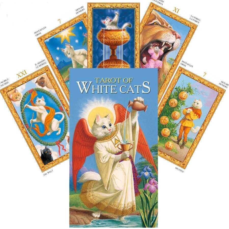 Taro kārtis Tarot Of White Cats cena un informācija | Ezotērika | 220.lv