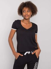 Sieviešu T-krekls Kiarra 292026485, melns cena un informācija | T-krekli sievietēm | 220.lv
