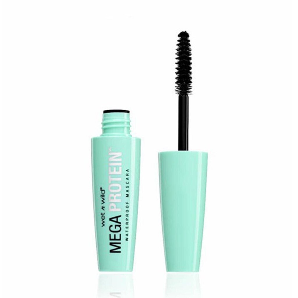 Ūdensnoturīga skropstu tuša Wet n Wild Mega Protein, 6 ml, Very Black цена и информация | Acu ēnas, skropstu tušas, zīmuļi, serumi | 220.lv