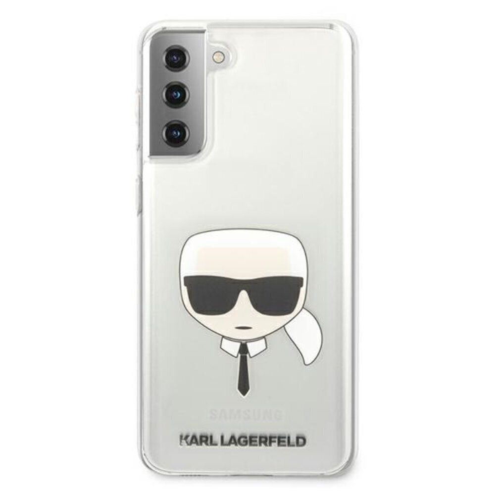 Karl Lagerfeld, piemērots Samsung S21 Ultra KLHCS21LKTR, caurspīdīgs cena un informācija | Telefonu vāciņi, maciņi | 220.lv