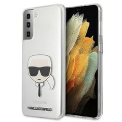 Karl Lagerfeld, piemērots Samsung S21 Ultra KLHCS21LKTR, caurspīdīgs цена и информация | Чехлы для телефонов | 220.lv