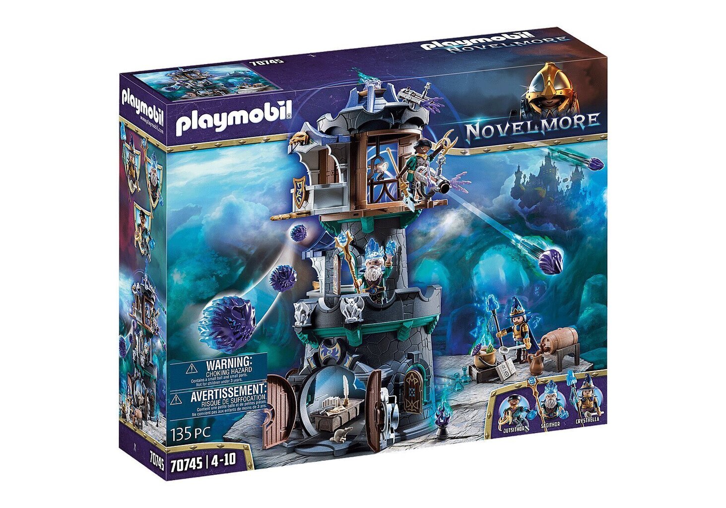 70745 PLAYMOBIL® Novelmore Violet Vale Burvja tornis цена и информация | Konstruktori | 220.lv