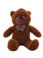 Plīša lācītis Teddy, 80 cm, Tumši brūns cena un informācija | Mīkstās (plīša) rotaļlietas | 220.lv