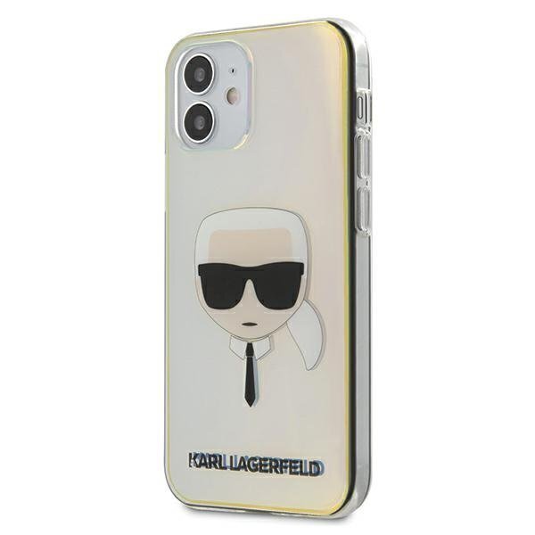 Karl Lagerfeld KLHCP12SPCKHML, piemērots iPhone 12 mini 5,4, caurspīdīgs цена и информация | Telefonu vāciņi, maciņi | 220.lv