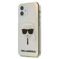 Karl Lagerfeld KLHCP12SPCKHML, piemērots iPhone 12 mini 5,4, caurspīdīgs цена и информация | Telefonu vāciņi, maciņi | 220.lv