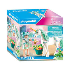 70655 PLAYMOBIL® Fairies Фея кормит единорога цена и информация | Конструкторы и кубики | 220.lv