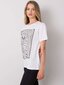 Sieviešu T-krekls Sarra, balts cena un informācija | T-krekli sievietēm | 220.lv