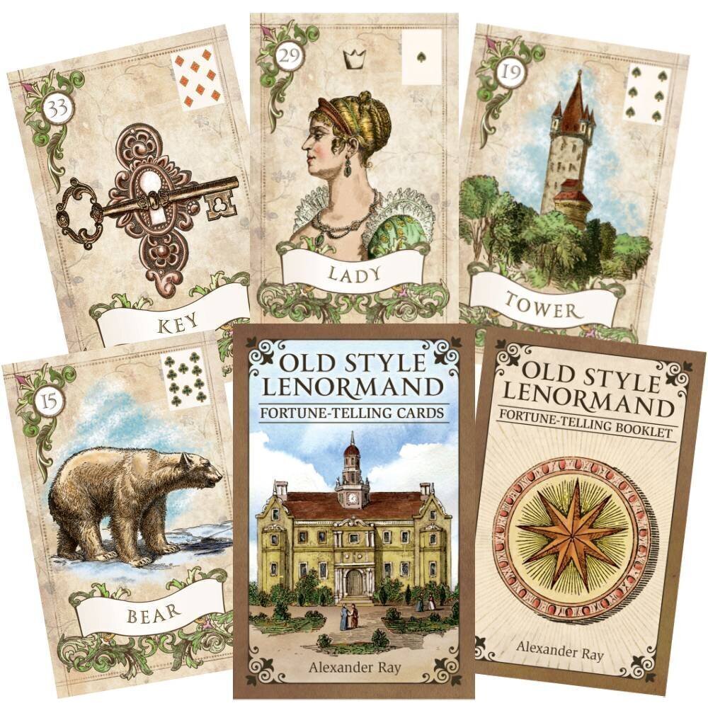 Taro kārtis Old Style Lenormand cena un informācija | Ezotērika | 220.lv