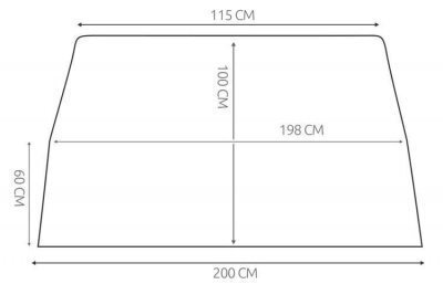 Ūdensizturīgs tents velosipēdam 200x100cm cena un informācija | Velo sēdekļi un sēdekļu pārvalki | 220.lv