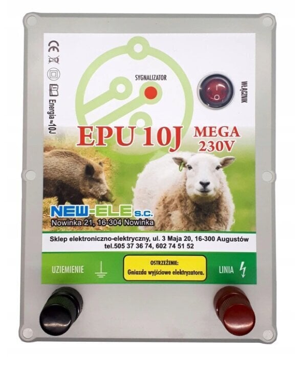 Elektriskais gans New-Ele EPU-10J (no 10J līdz 50km) cena un informācija | Preces lauksaimniecības dzīvniekiem | 220.lv