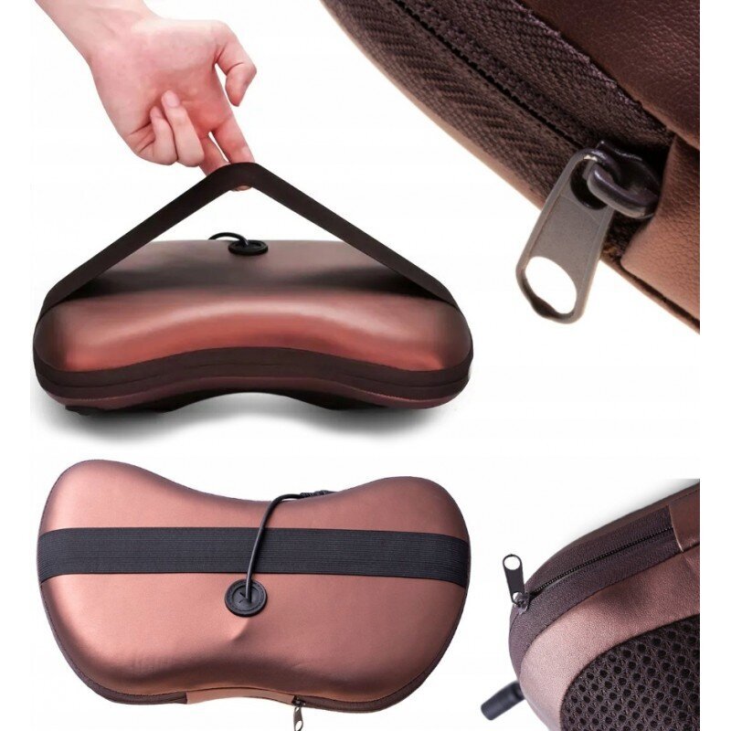 Auto Shiatsu Massager Cushion 2 strāvas adapteri цена и информация | Masāžas ierīces | 220.lv