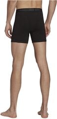 Hижнее мужское белье Adidas Gfx Brief 2Pp Black Blue H35742/L цена и информация | Мужские трусы Nek, черные | 220.lv