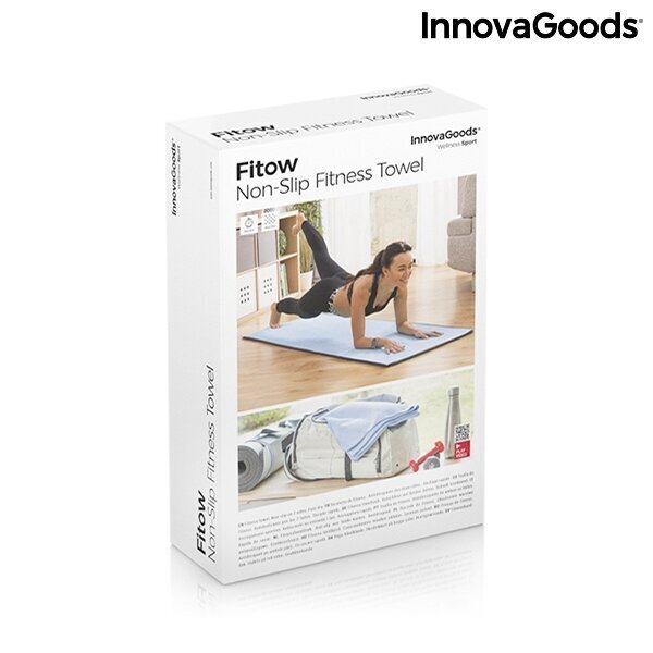 ĀTRI ŽŪSTOŠS NESLĪDOŠS FITNESA DVIELIS FITOW INNOVAGOODS цена и информация | Vingrošanas paklāji | 220.lv