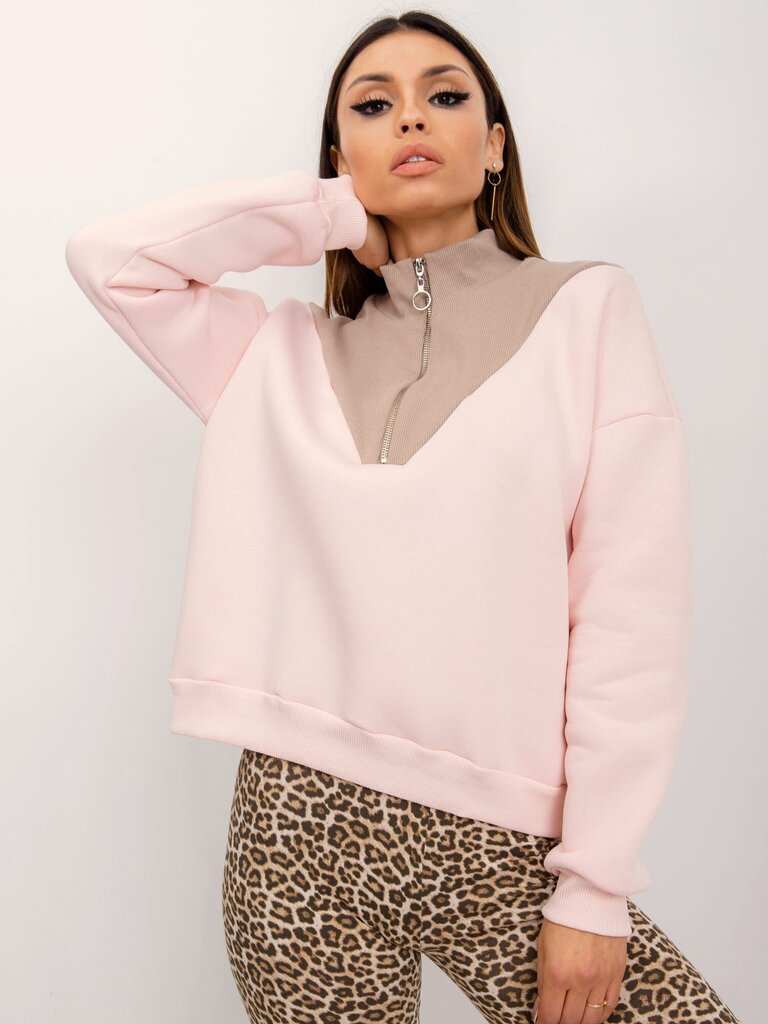 Džemperis sievietēm Rue Paris RV-BL-5218.70-2016102503507, rozā cena un informācija | Sieviešu džemperi | 220.lv