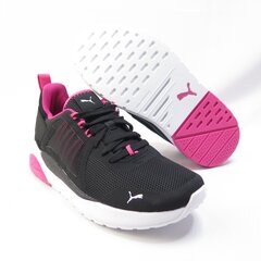 Brīvā laika apavi bērniem Puma Anzarun Puma Black-Glowing Pink-Pum - 37113113 37113113.24,5 cena un informācija | Sporta apavi bērniem | 220.lv