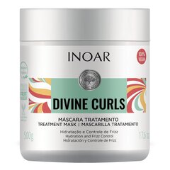 Maska viļņotiem matiem Inoar Divine Curls, 500 g cena un informācija | Matu uzlabošanai | 220.lv