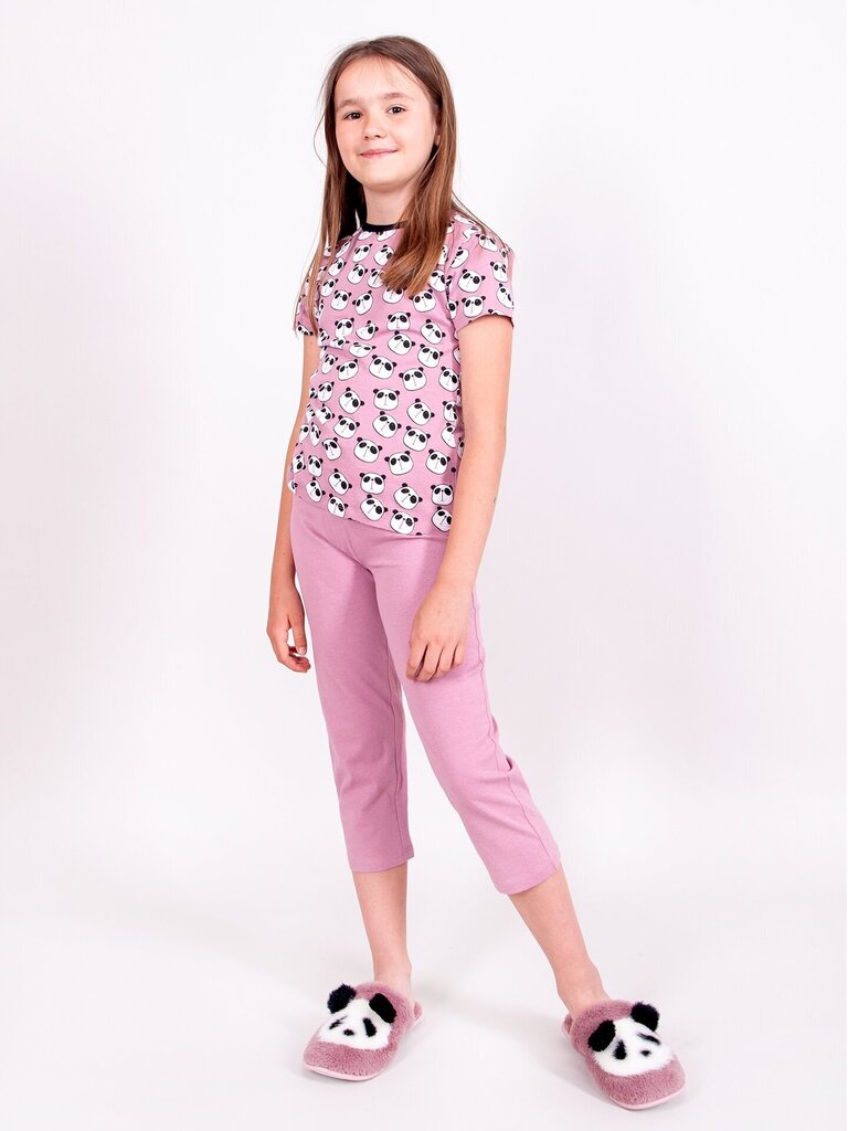 Meiteņu pidžama YOCLUB (Rozā krāsā) cena un informācija | Halāti, naktskrekli, pidžamas meitenēm | 220.lv