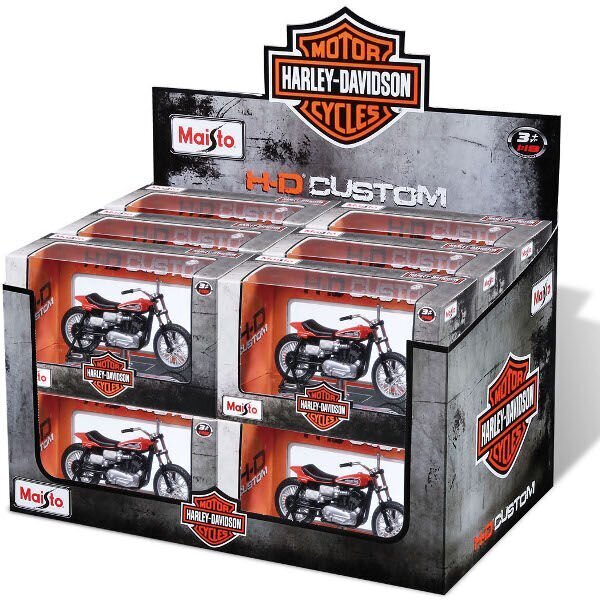 MAISTO DIE CAST motociklu 1:18 Harley Davidson, 34360 cena un informācija | Rotaļlietas zēniem | 220.lv