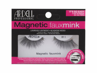 Ardell Magnetic Lashes Faux Mink 811 mākslīgās skropstas, Black cena un informācija | Mākslīgās skropstas, skropstu atliecēji | 220.lv