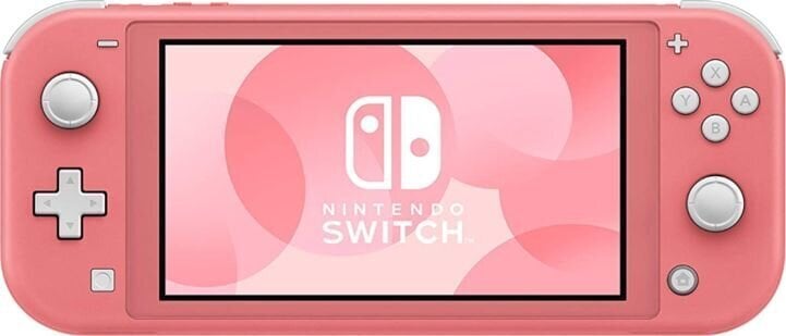 Nintendo Switch Lite (Coral) Animal Crossing cena un informācija | Spēļu konsoles | 220.lv