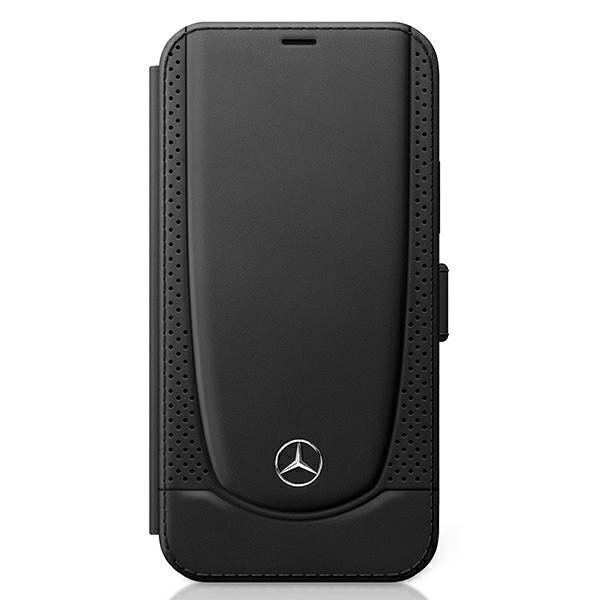 Mercedes MEFLBKP12SARMBK, piemērots iPhone 12 mini 5,4, melns cena un informācija | Telefonu vāciņi, maciņi | 220.lv