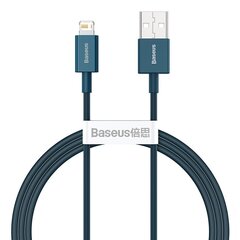 Baseus Superior Series Cable USB to iP 2.4A 1m (blue) цена и информация | Кабели для телефонов | 220.lv