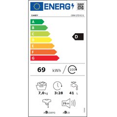 Candy CBW27D1E-S cena un informācija | Veļas mašīnas | 220.lv