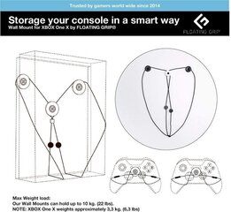 FLOATING GRIP® Xbox One X wall mount cena un informācija | Gaming aksesuāri | 220.lv