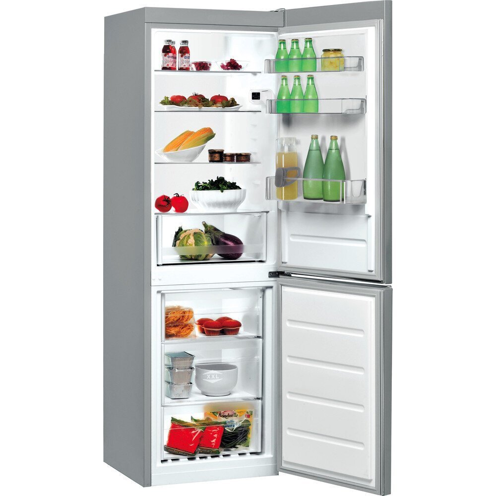 Indesit LI7SN1EX ledusskapis ar saldētavu, 176 cm cena un informācija | Ledusskapji | 220.lv