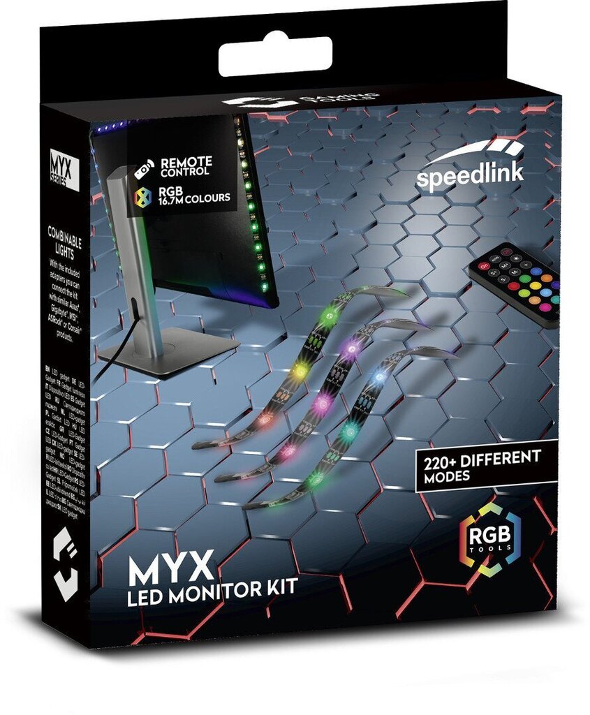 Speedlink LED lente MYX LED Monitor Kit (SL-600607) cena un informācija | LED lentes | 220.lv