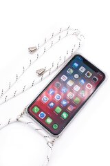 Aizmugurējais vāciņš Evelatus    Samsung    A10s Case with rope White Stripes    Transparent cena un informācija | Telefonu vāciņi, maciņi | 220.lv