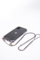 Aizmugurējais vāciņš Evelatus    Apple    iPhone 11 Pro Silicone TPU Transparent with Necklace Strap Pro    Silver cena un informācija | Telefonu vāciņi, maciņi | 220.lv