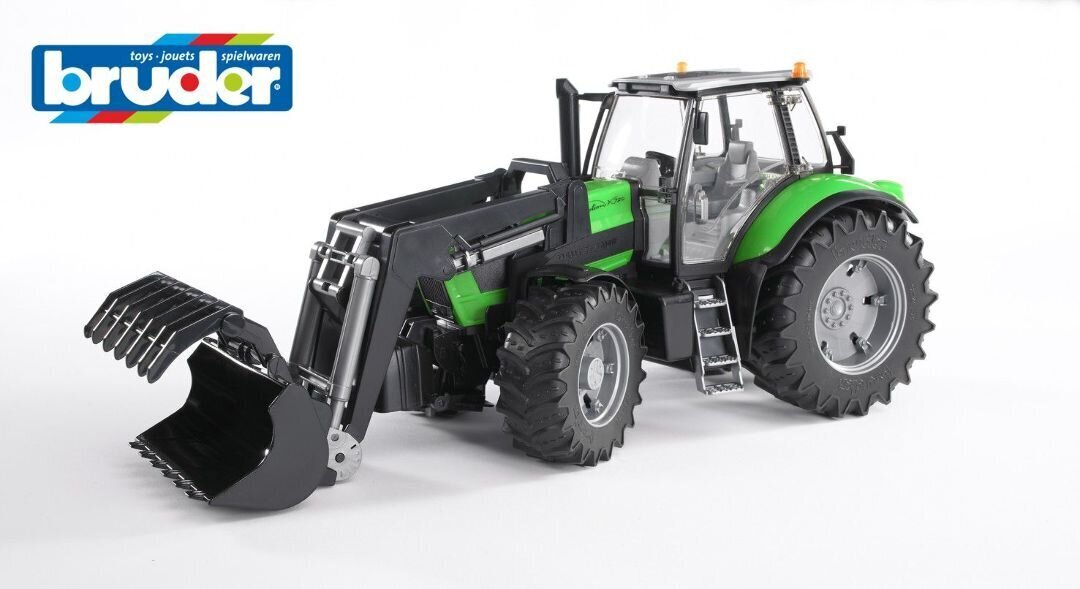 Bruder Deutz Agrotron X720 traktors ar frontālo iekrāvēju cena un informācija | Rotaļlietas zēniem | 220.lv