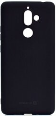 Aizmugurējais vāciņš Evelatus    Nokia    7 Plus Silicone Case    Black cena un informācija | Telefonu vāciņi, maciņi | 220.lv