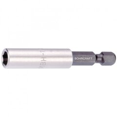 Универсальный магнитный держатель бит с кольцом Bohrcraft, 1/4 "x250 мм цена и информация | Механические инструменты | 220.lv