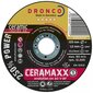Griešanas disks DRONCO AK60V CeraMaxx T41 (125 x 1,2 x 22,23) cena un informācija | Skrūvgrieži, urbjmašīnas | 220.lv